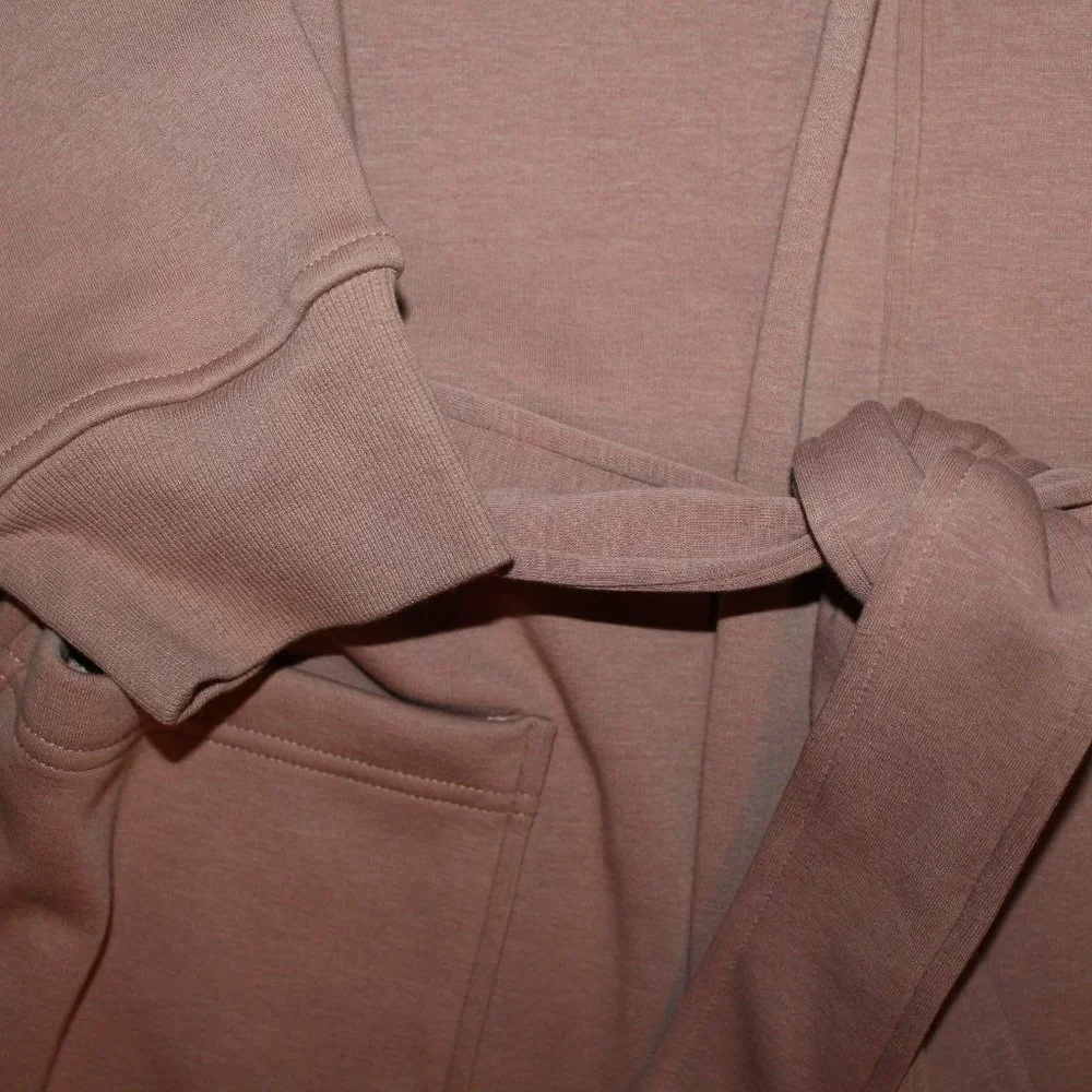 NWT UGG‎ MEN'S PLUSH HOODED BATH ROBE BRICK TAN L/XL